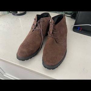 Blue saks 5th avenue brown shoes